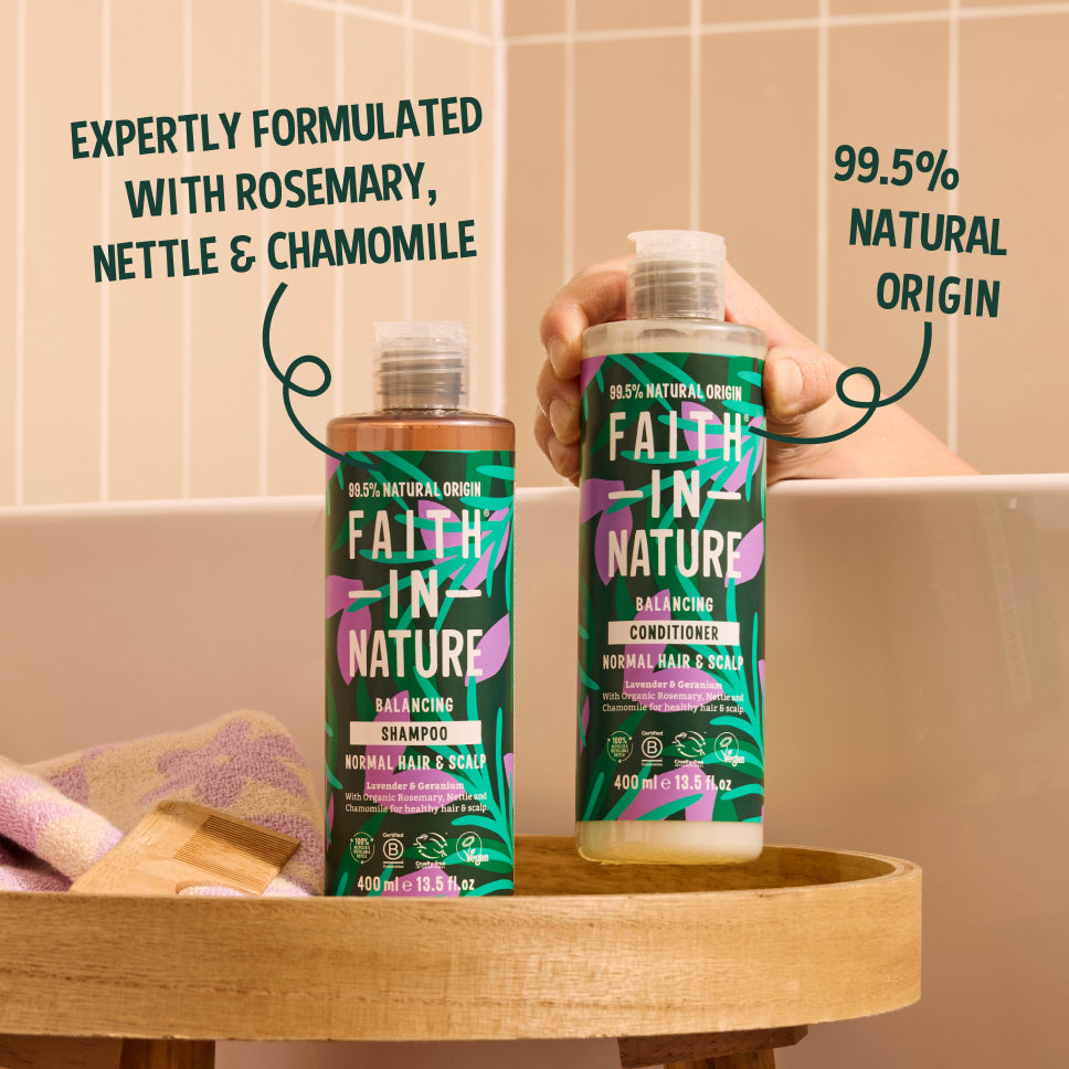 Lavender & Geranium shampoo & conditioner set