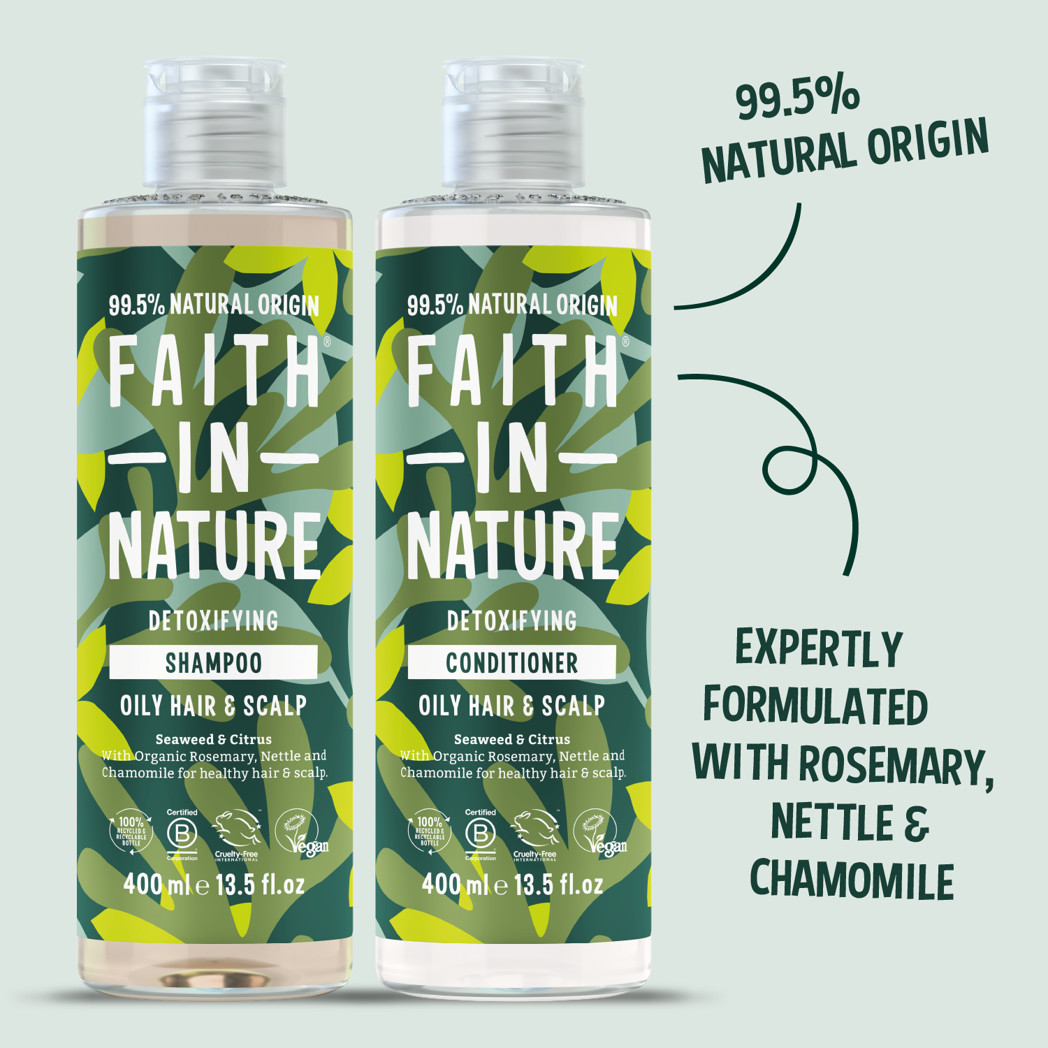 Seaweed & Citrus shampoo & conditioner set