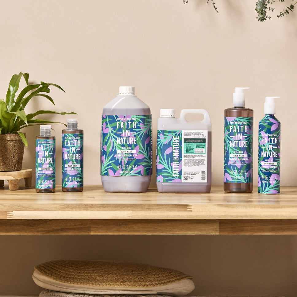 Lavender & Geranium body wash - 5L