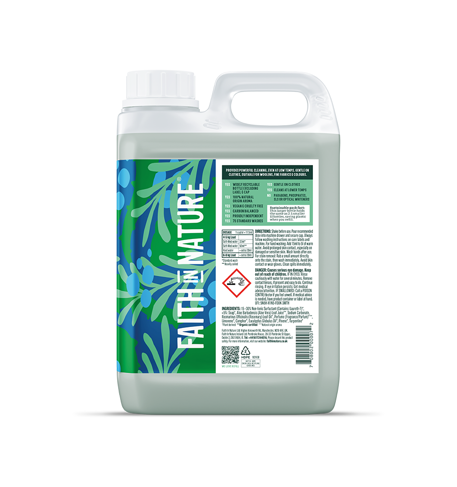 Natural Laundry Liquid Refill 2.5L