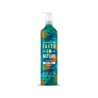 Faith In Nature 500ml aluminium organic Coconut shower gel