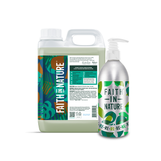 Coconut body wash 2.5L with aluminium refill bottle