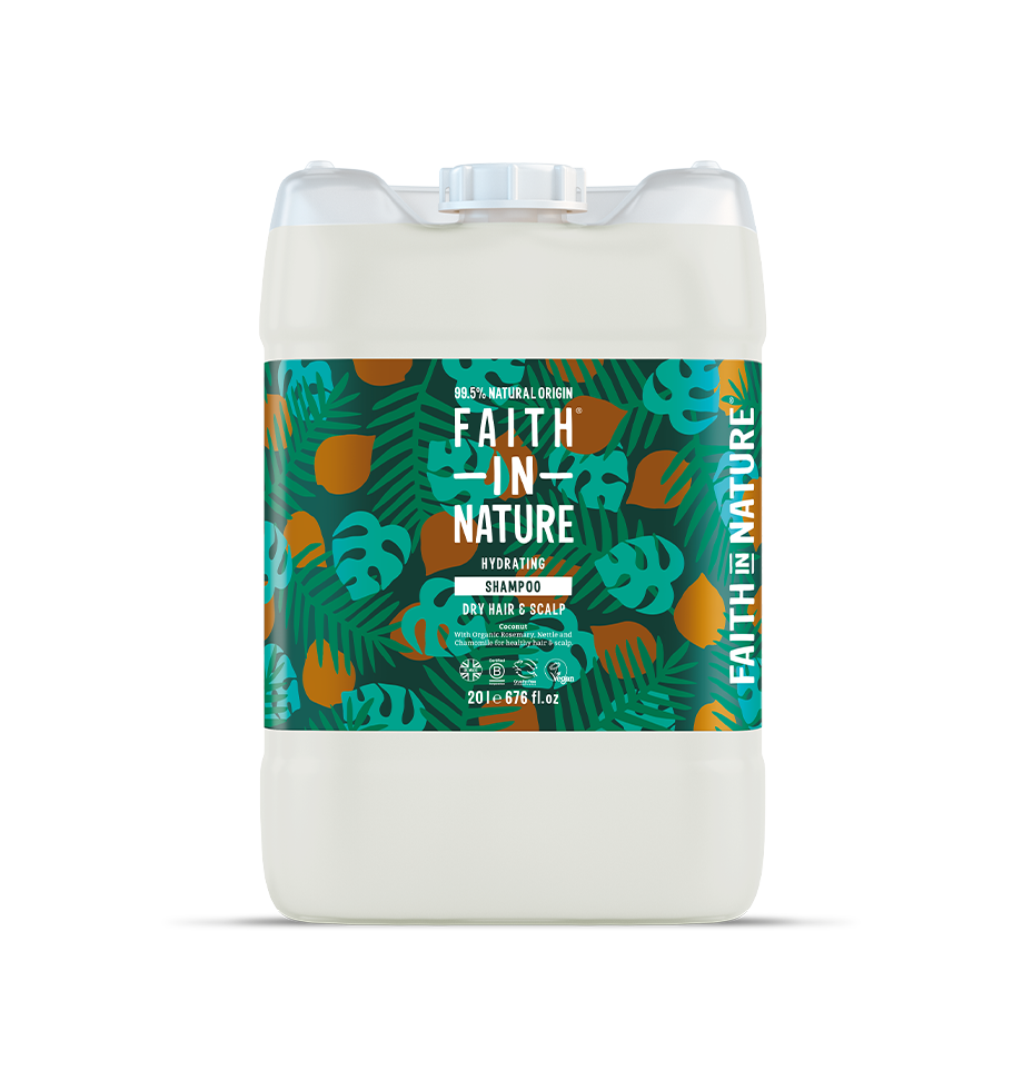 Coconut 20L Organic Shampoo Refill Bulk Buy Faith In Nature
