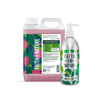 Dragon Fruit body wash 2.5L with aluminium refill bottle