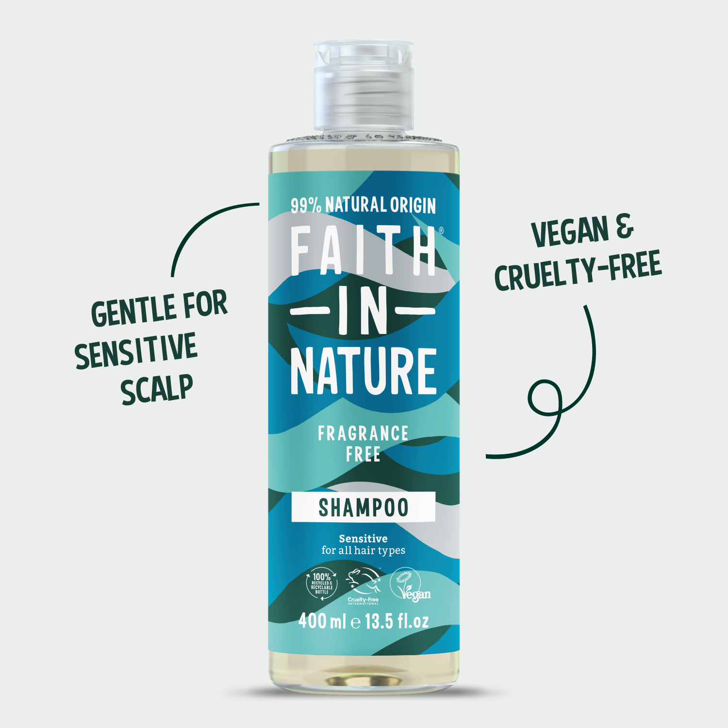 Fragrance Free shampoo - 400ml