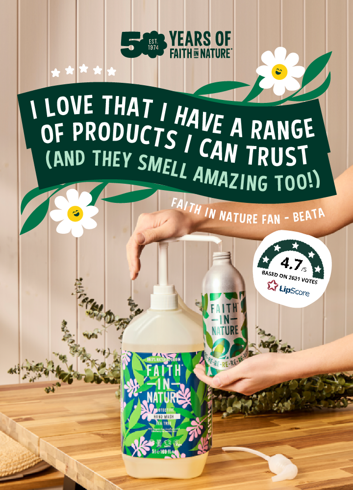 Natural products work beautifully