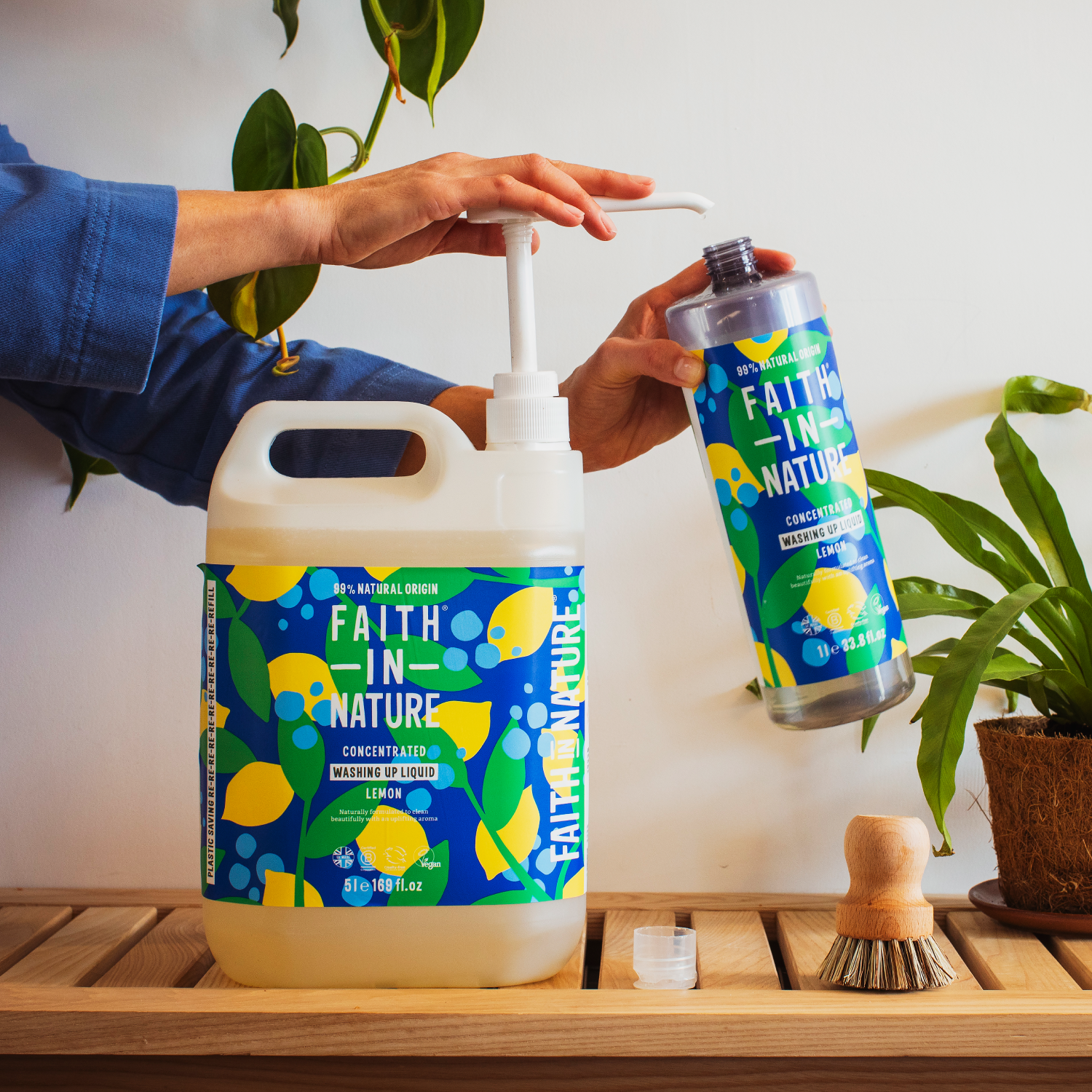 Lemon washing up liquid - 1L