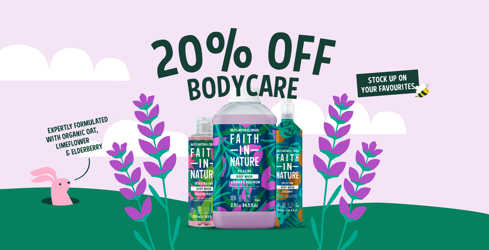 20% off bodycare