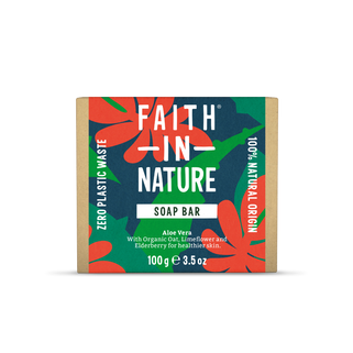 Natural aloe vera soap bar - Faith In Nature - plastic free, zero waste