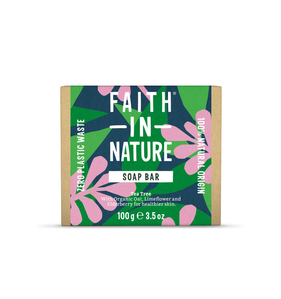 Natural tea tree soap bar - Faith In Nature - plastic free, zero waste
