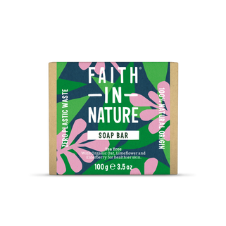 Natural tea tree soap bar - Faith In Nature - plastic free, zero waste