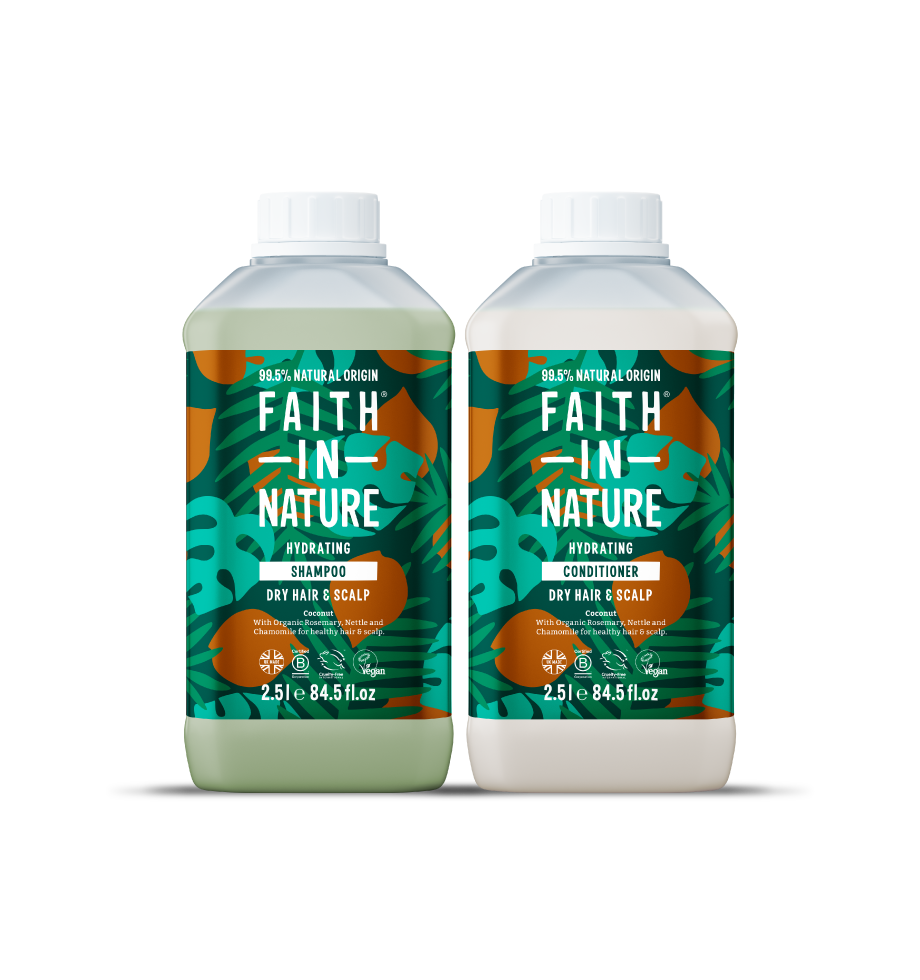 Coconut shampoo & conditioner set - 2.5L