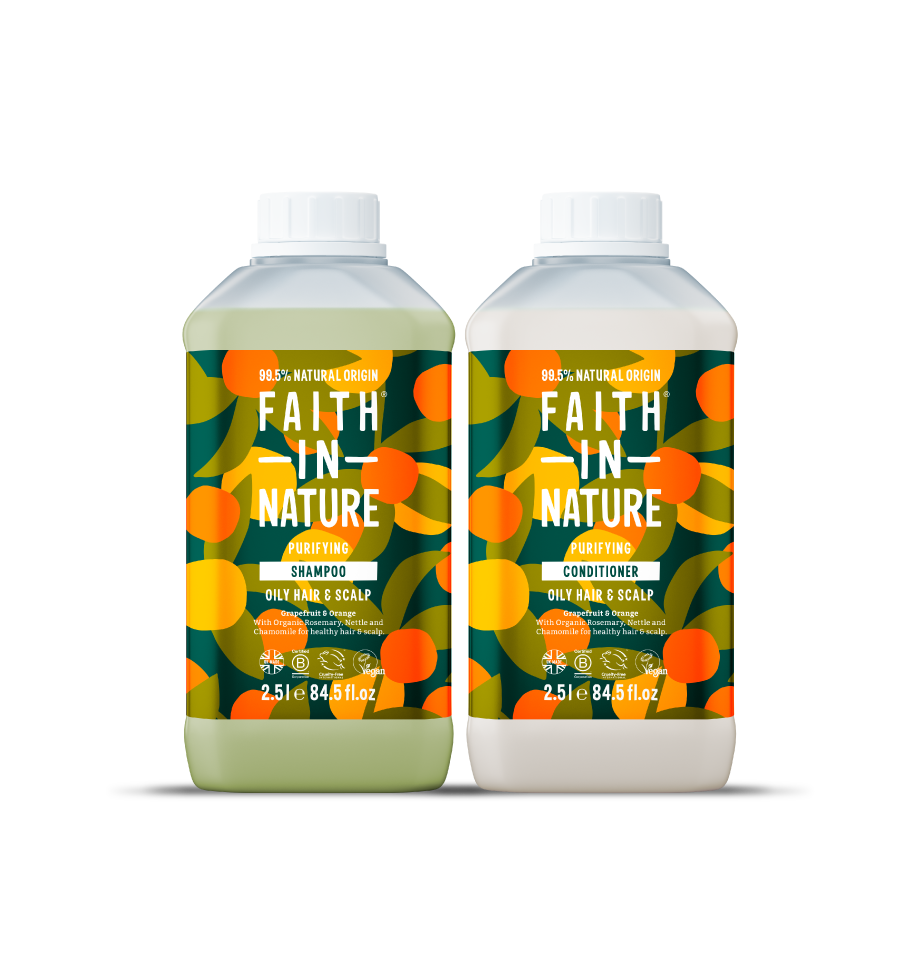 Grapefruit & Orange shampoo & conditioner set - 2.5L