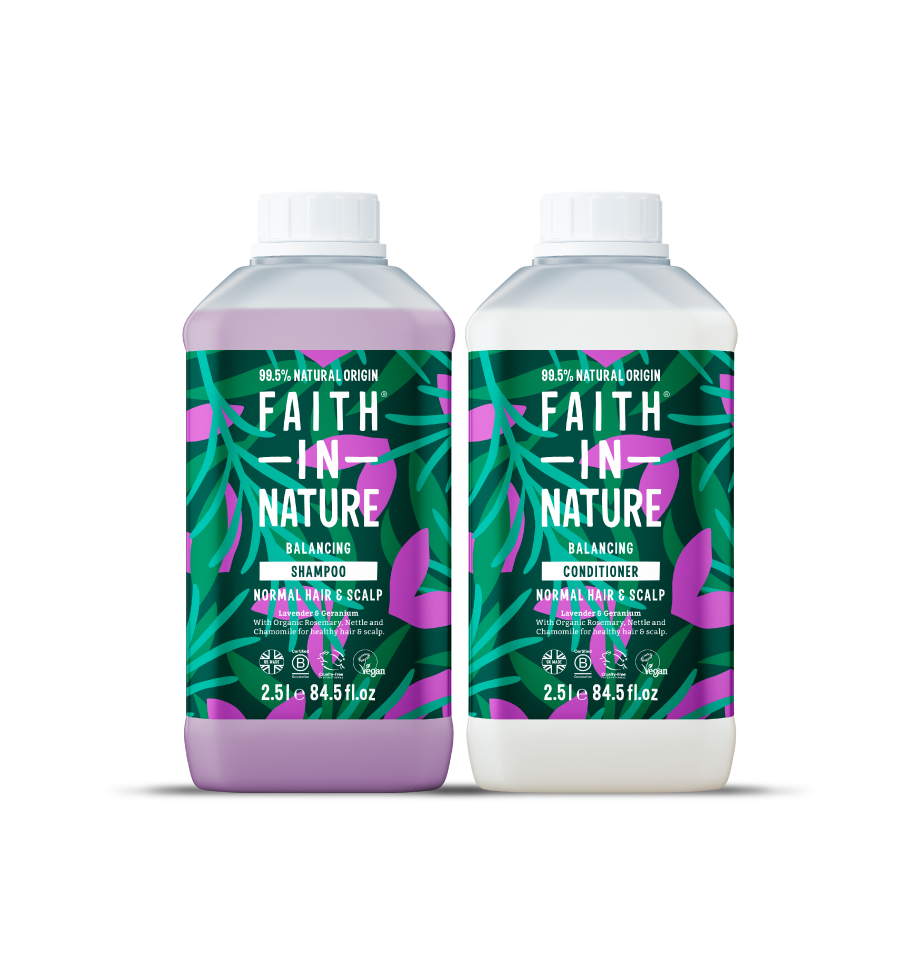 Lavender & Geranium shampoo & conditioner set - 2.5L