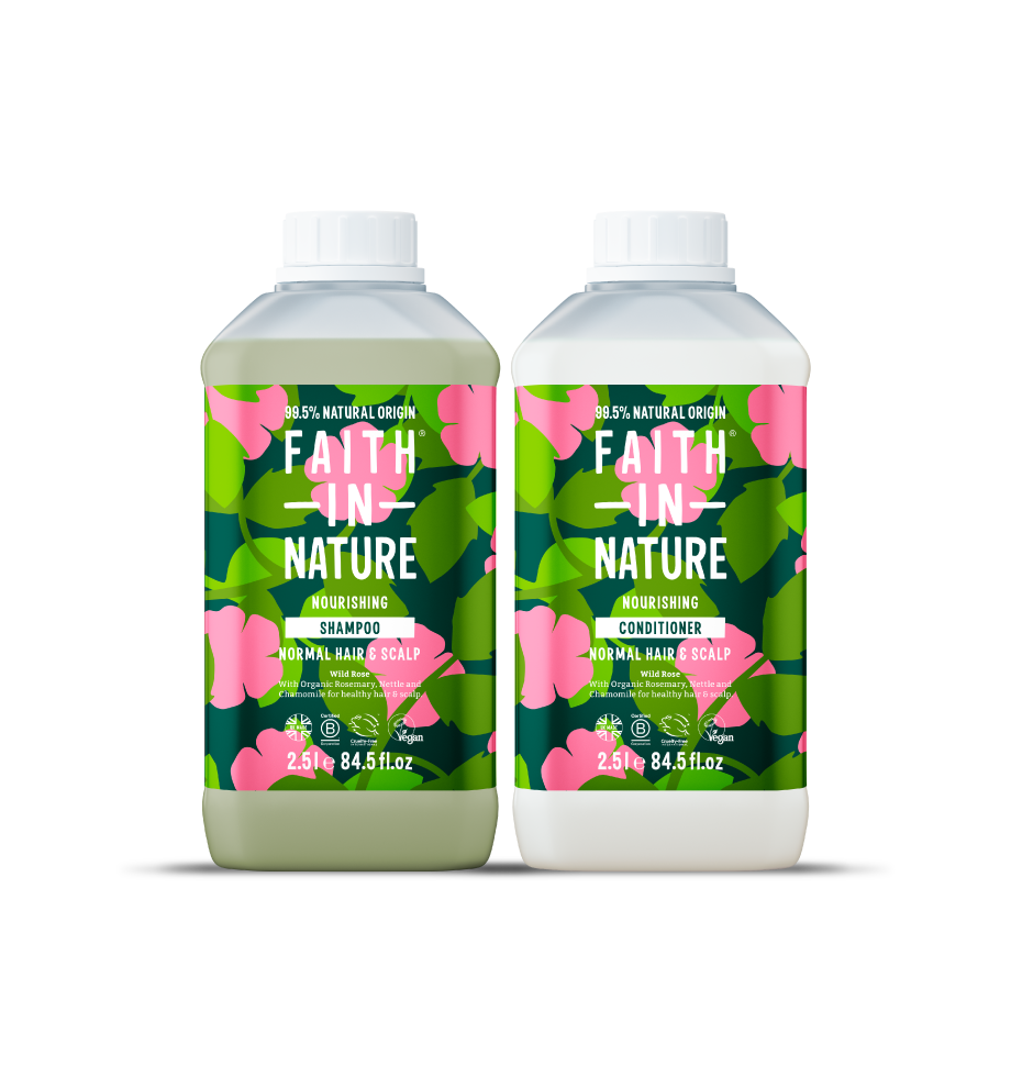 Wild Rose shampoo & conditioner set - 2.5L