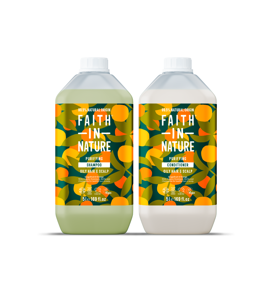 Grapefruit & Orange shampoo & conditioner set - 5L