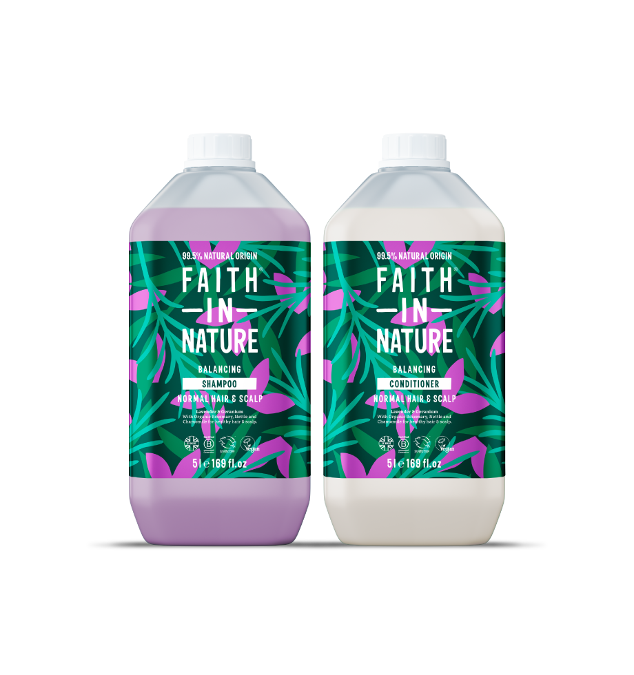 Lavender & Geranium shampoo & conditioner set - 5L