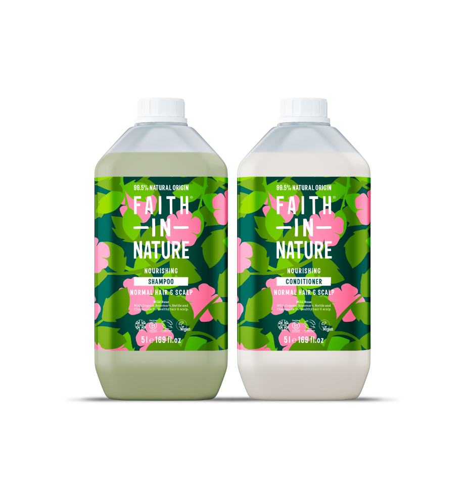 Wild Rose shampoo & conditioner set - 5L