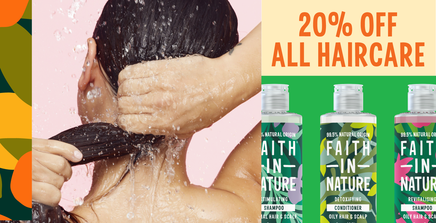 20% off haircare