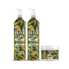Faith In Nature Curly Hair Aluminium Set  shampoo, conditioner, hair mask
