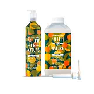 Faith In Nature Grapefruit & Orange Aluminium Conditioner Refill Set