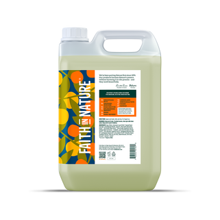 Faith In Nature Grapefruit & Orange Natural Liquid Hand Wash 5L Refill