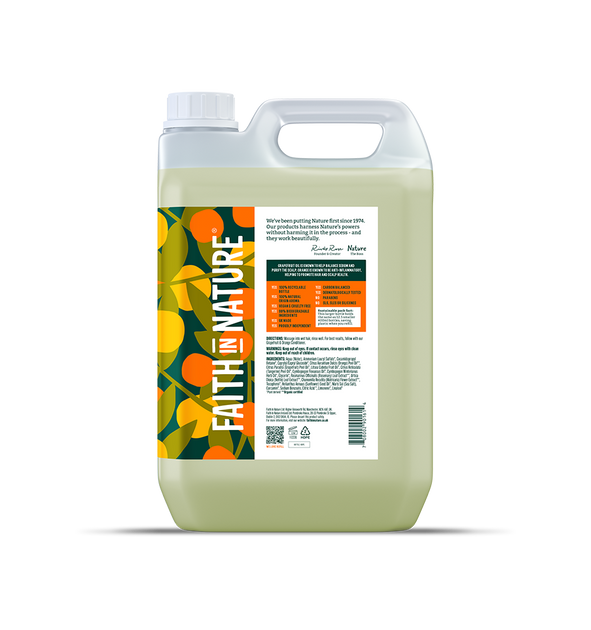 Grapefruit & Orange 5L Natural Shampoo Refill