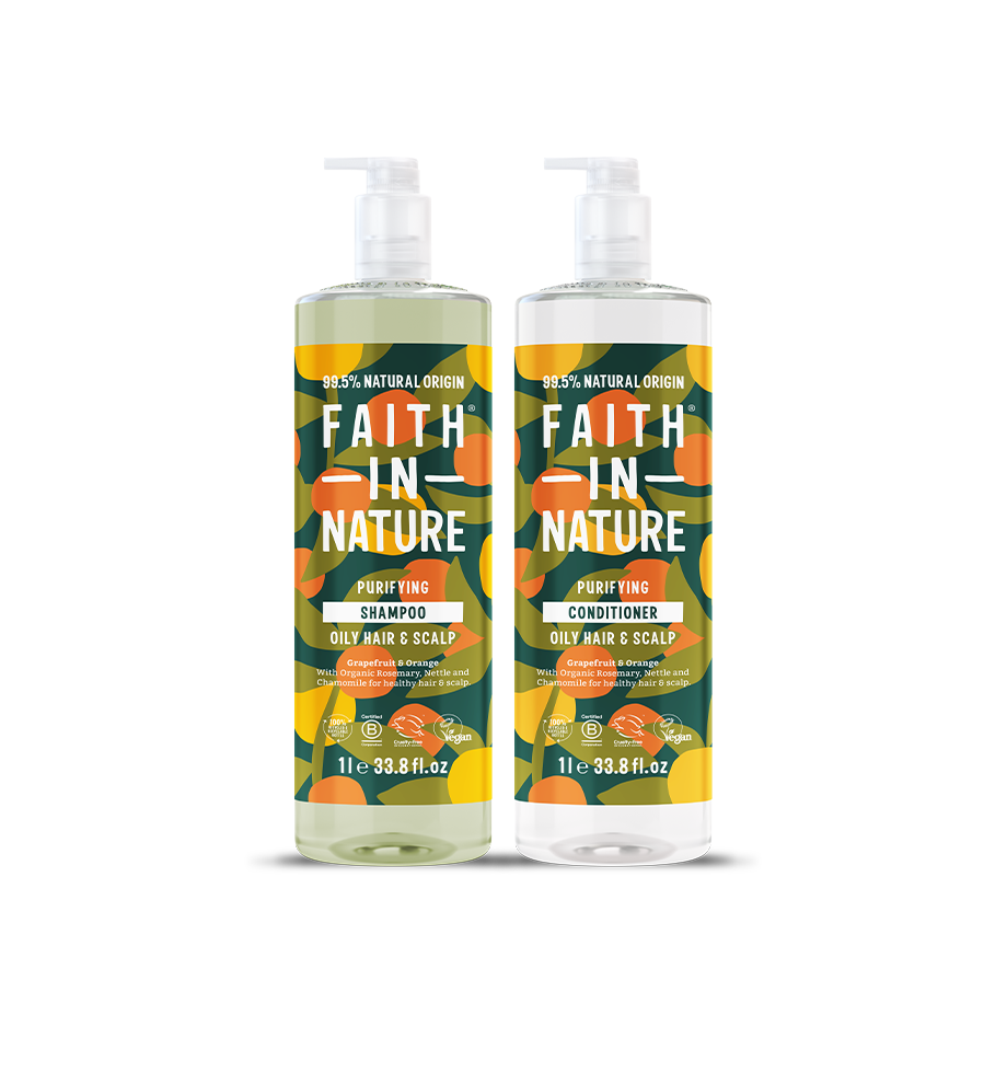 Grapefruit & Orange 1L shampoo & conditioner set