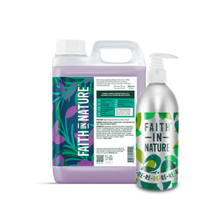 Lavender & Geranium body wash 2.5L with aluminium refill bottle