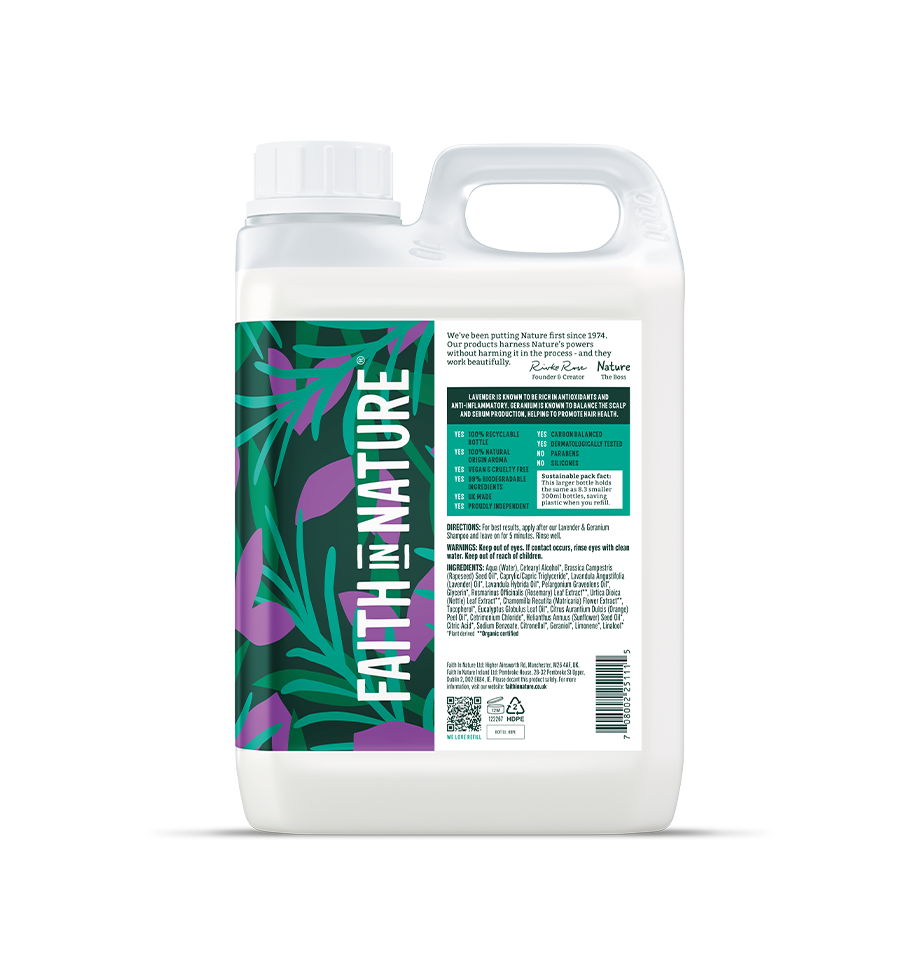 Lavender & Geranium conditioner - 2.5L