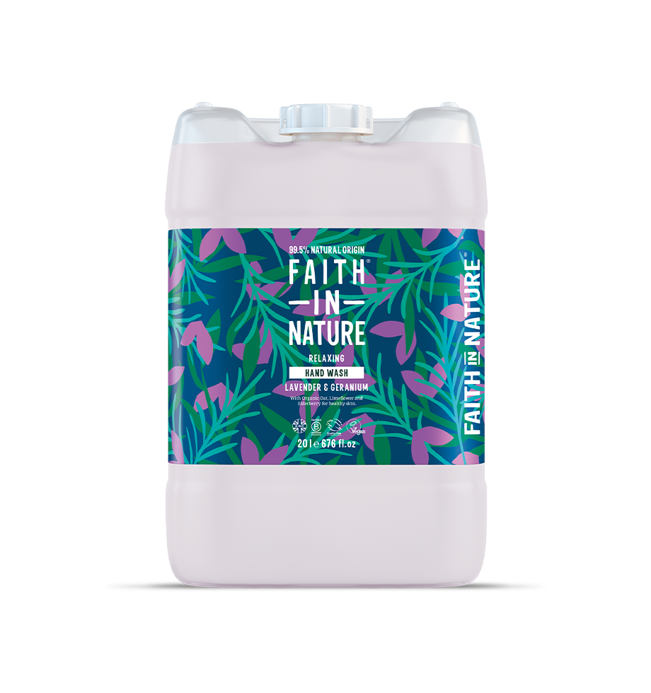 Faith In Nature Natural Lavender & Geranium Liquid Hand Wash 20L Bulk Buy