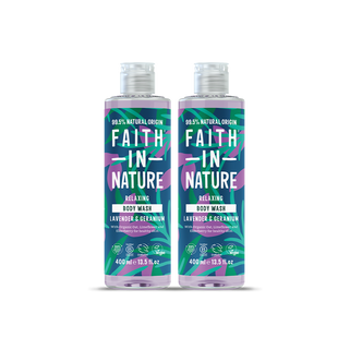 Lavender & Geranium body wash duo