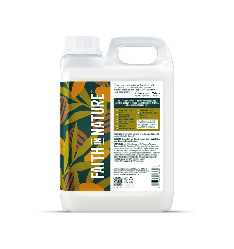 Shea & Argan Natural Conditioner 2.5L Refill