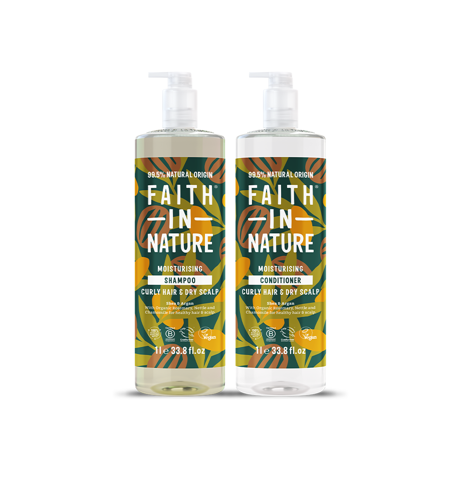 Shea & Argan 1L shampoo & conditioner set