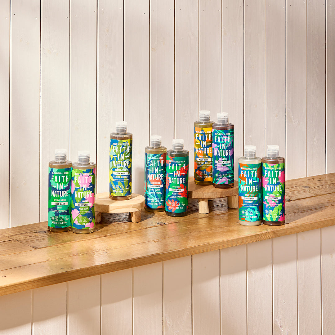Sustainable shower gel blue cedar 400ml