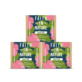 3 x Wild Rose soap bars