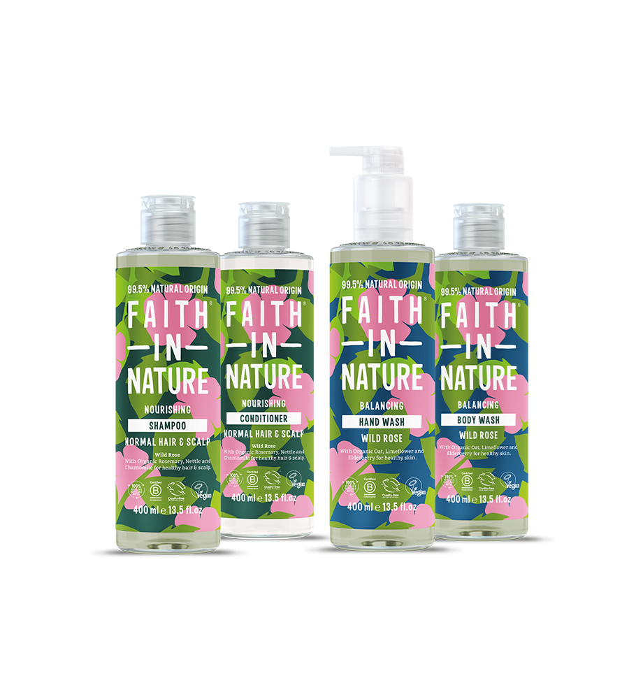Wild Rose hair & body care bundle