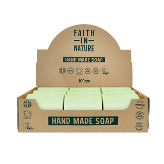 Box of 18 Unwrapped Natural Aloe Vera Soaps - Faith In Nature