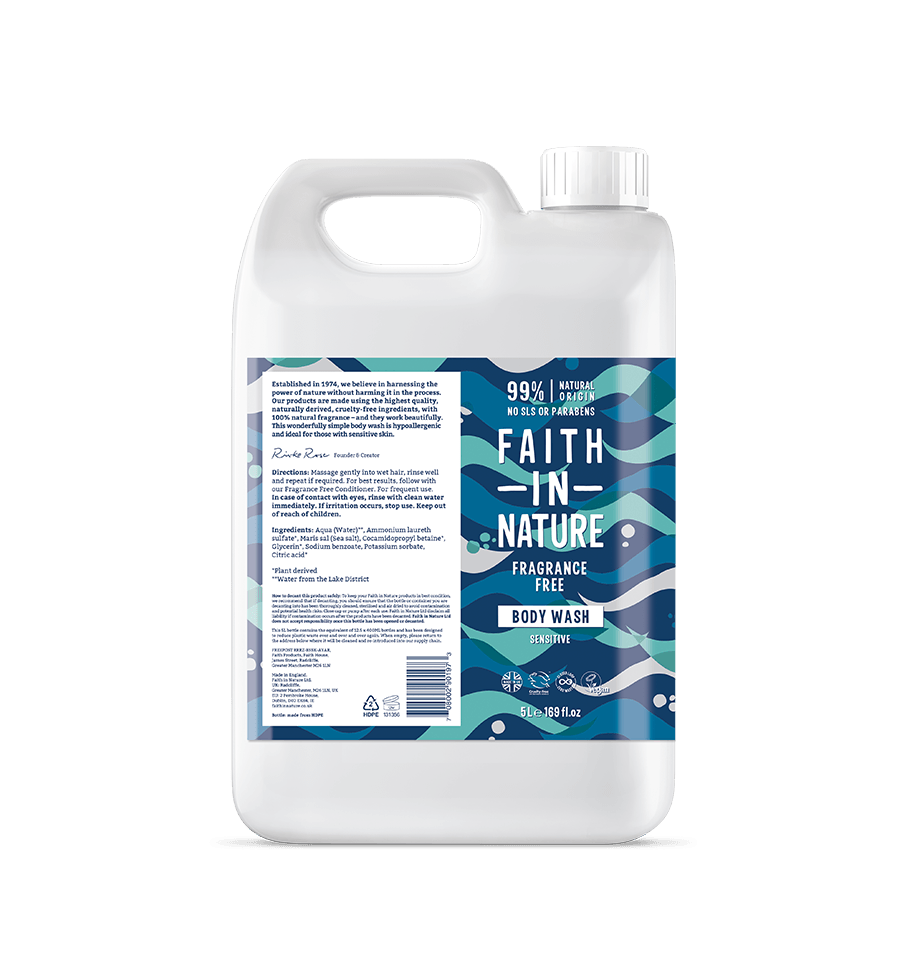 Best all natural body discount wash for sensitive skin