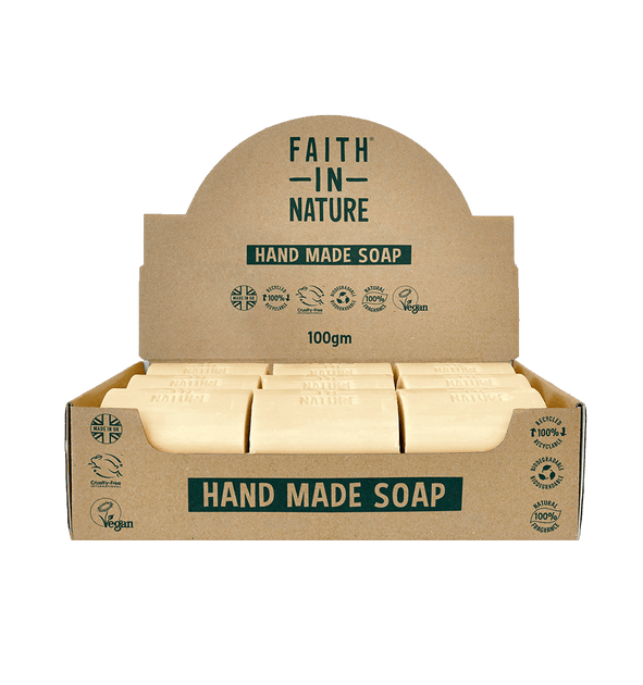 Box of 18 Fragrance Free Natural Soaps